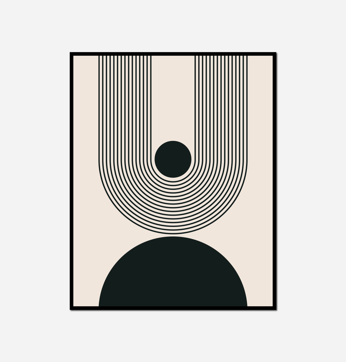 black white black circle black white stripe