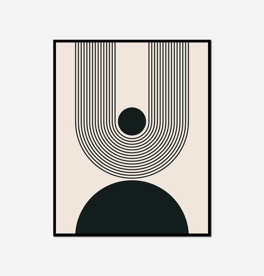 black white black circle black white stripe