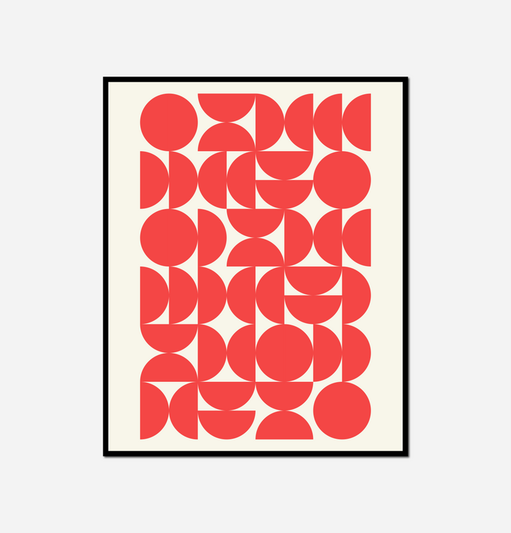 close red white geometric black