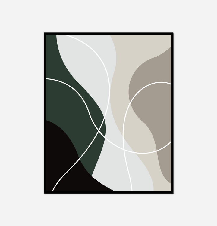 close painting black