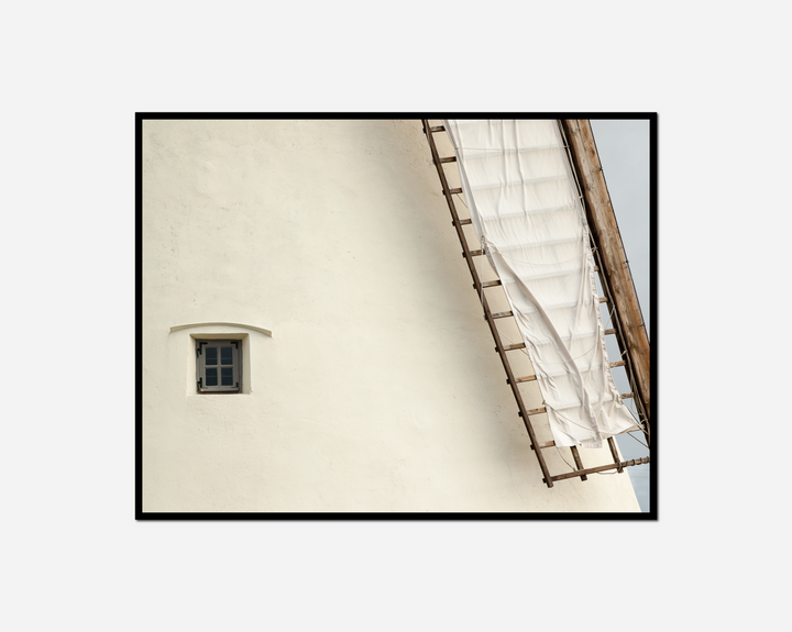 window ladder side building