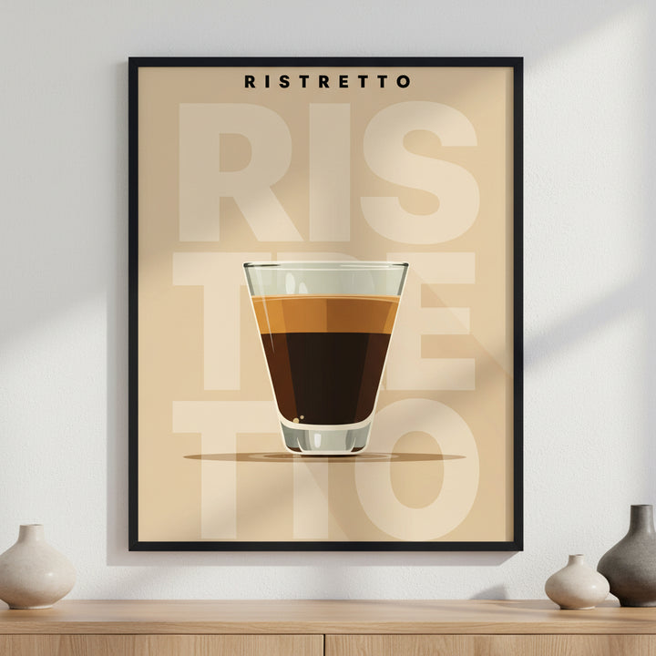 Coffee Cup ภาพติดผังสไตล์นามธรรม สำหรับตกแต่งบ้านและคอนโด พร้อมกรอบคุณภาพ