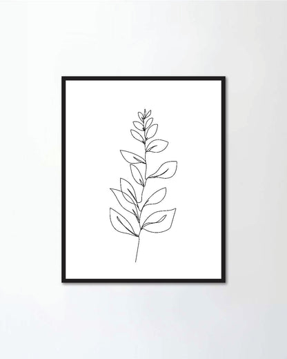 Flower One Line Drawing