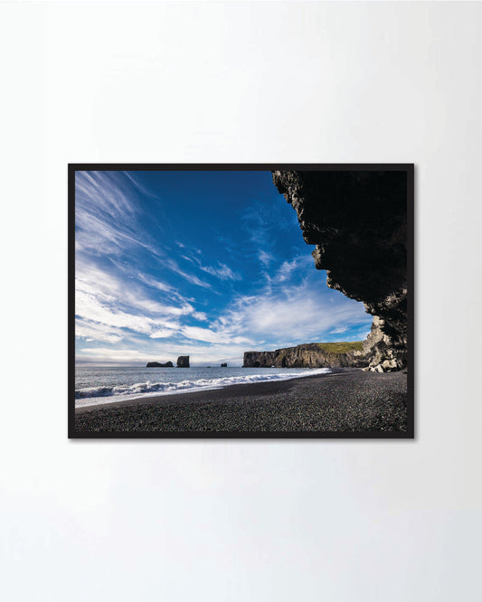 Most beautiful black sands beach