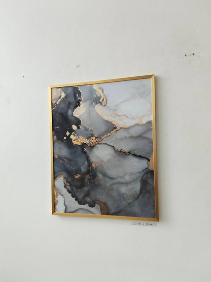 Luxury abstract fluid art painting