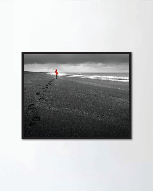 Black sand beach in Iceland