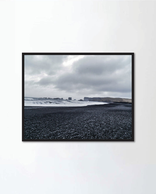 Reynisfjara black sand beach in Iceland