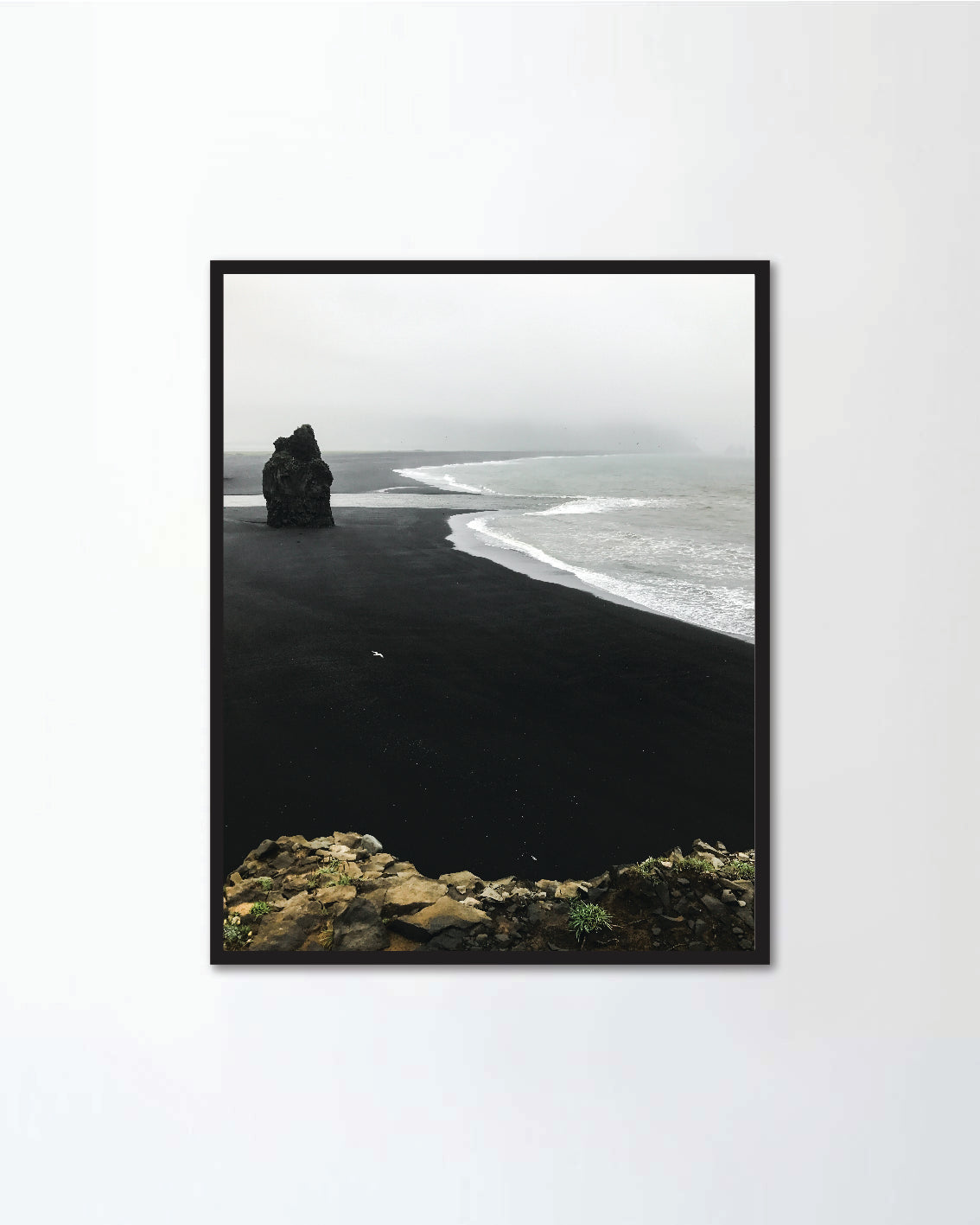 Dramatic winter landscape of Icelandic