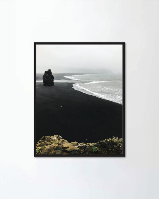 Dramatic winter landscape of Icelandic