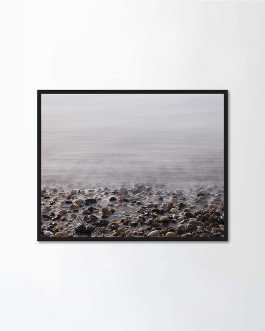 Pebbles at the shoreline