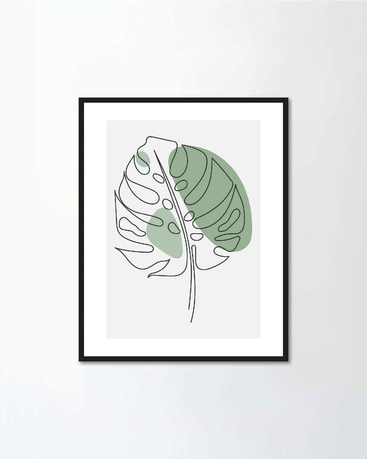 Botanical wall art vector set