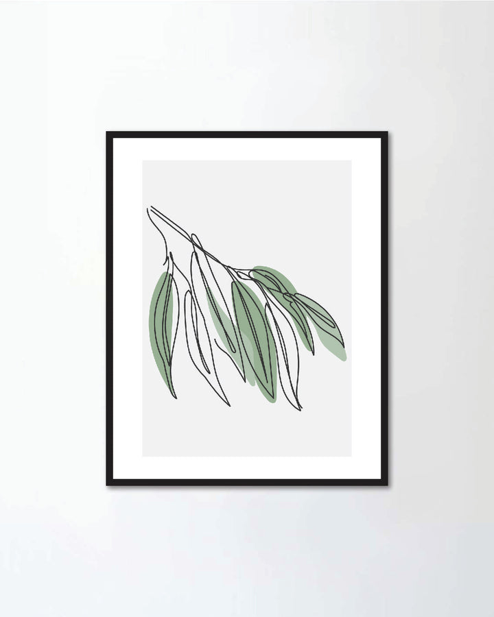 Botanical wall art vector set