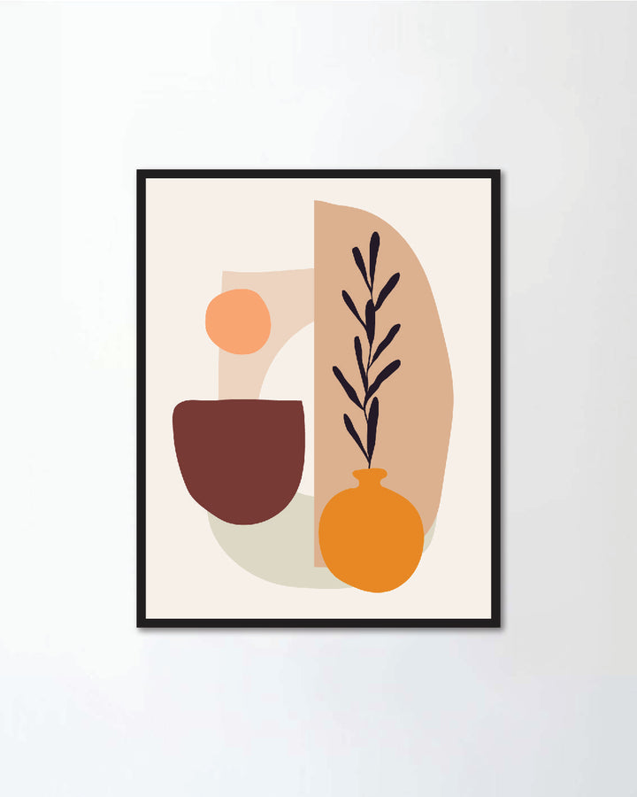 Botanical wall art vector set