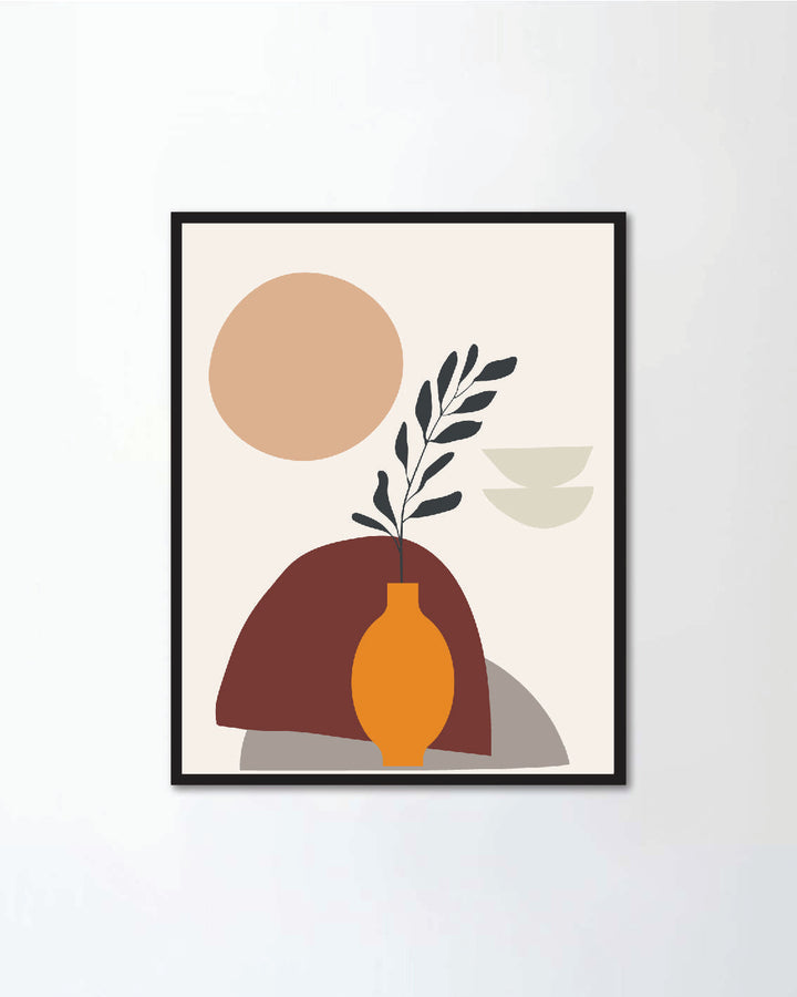 Botanical wall art vector set