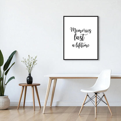 Memories last a lifetime