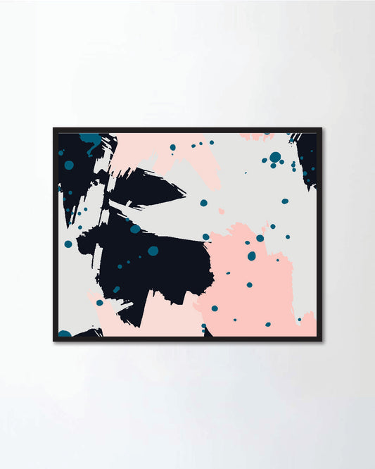 Bright seamless pattern with splashes
