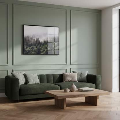 Forested mountain slope