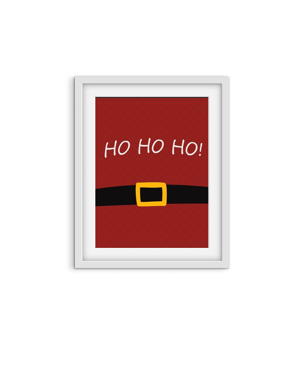 Santa Belt Minimal Print
