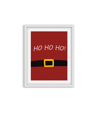 Santa Belt Minimal Print