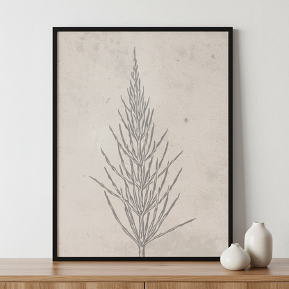 Set of botanical posters ภาพติดผังสไตล์ธรรมชาติ สำหรับตกแต่งบ้านและคอนโด พร้อมกรอบคุณภาพ