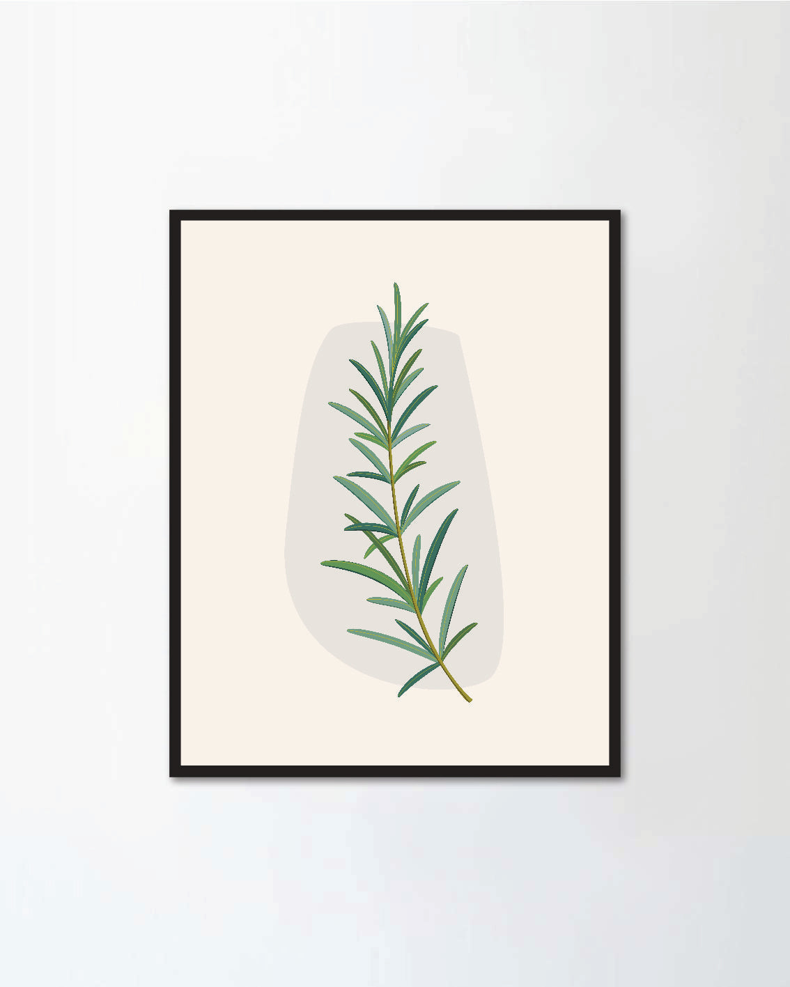 Branch of rosemary