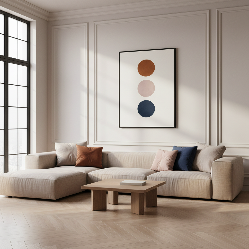 Abstract geometric art