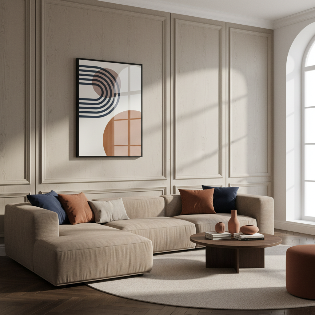 Abstract geometric art