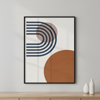 Abstract geometric art