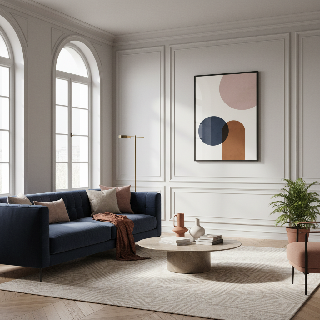 Abstract geometric art