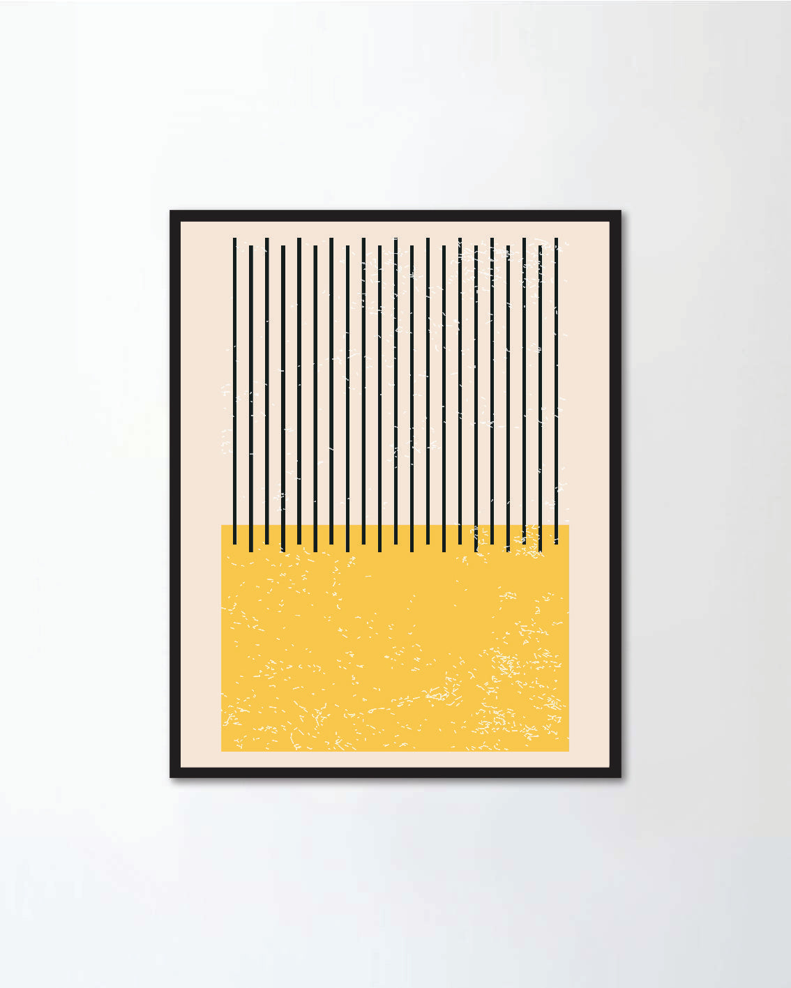 Minimal 20s geometric design poster