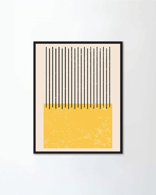 Minimal 20s geometric design poster