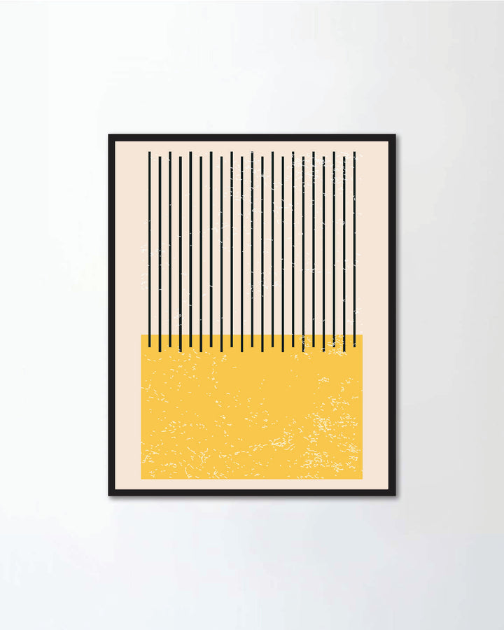 Minimal 20s geometric design poster