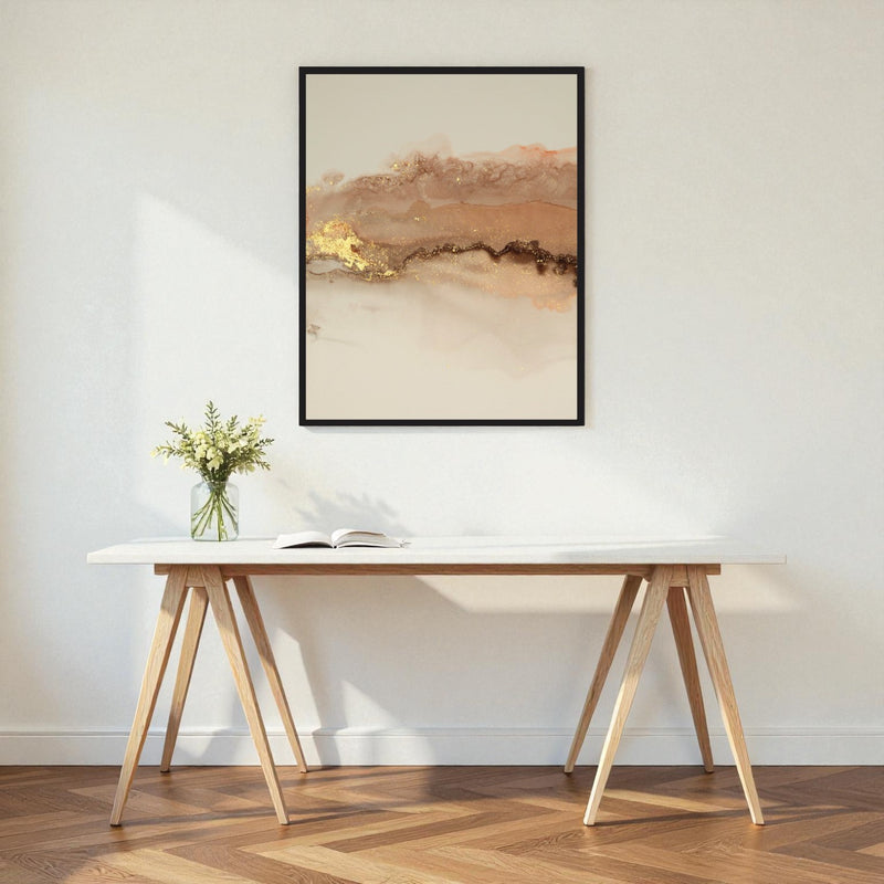 Art Abstract watercolor flow blot painting