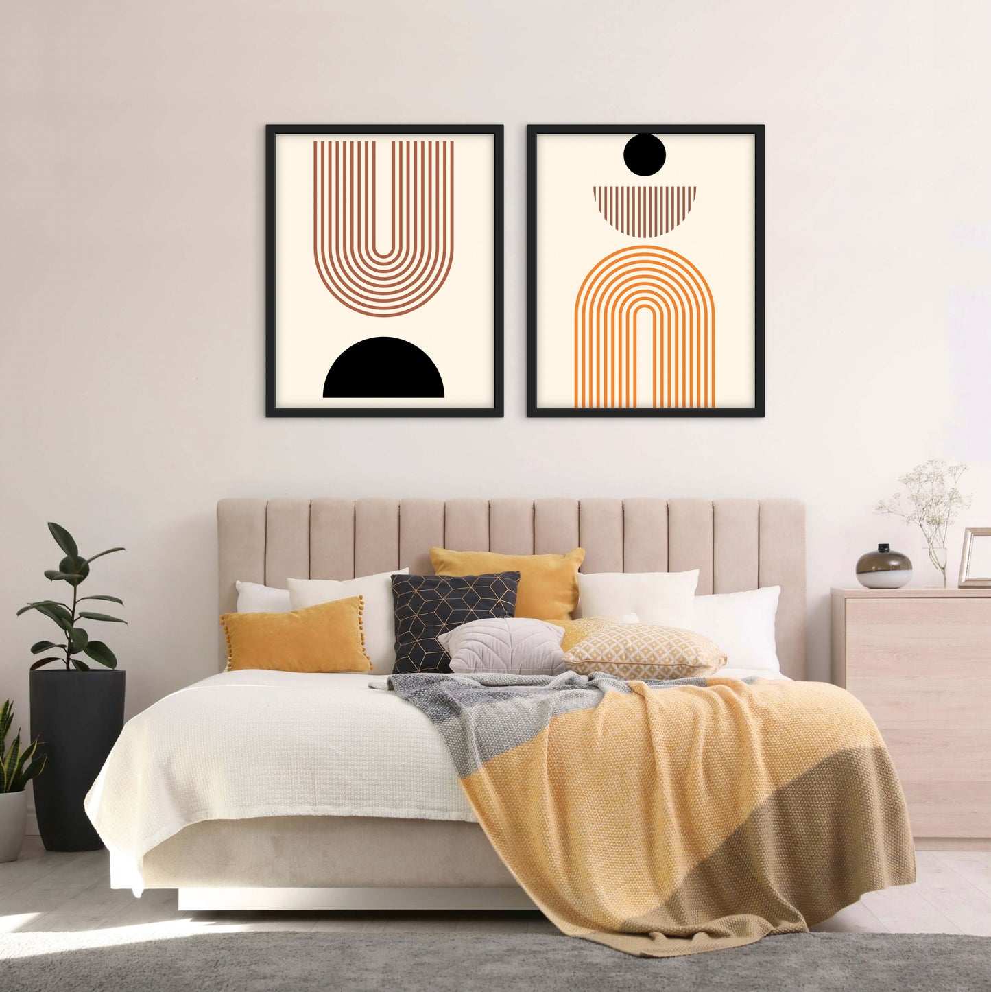 Warm Geometric People (2 ภาพ)