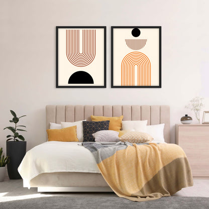 Warm Geometric People (2 ภาพ)