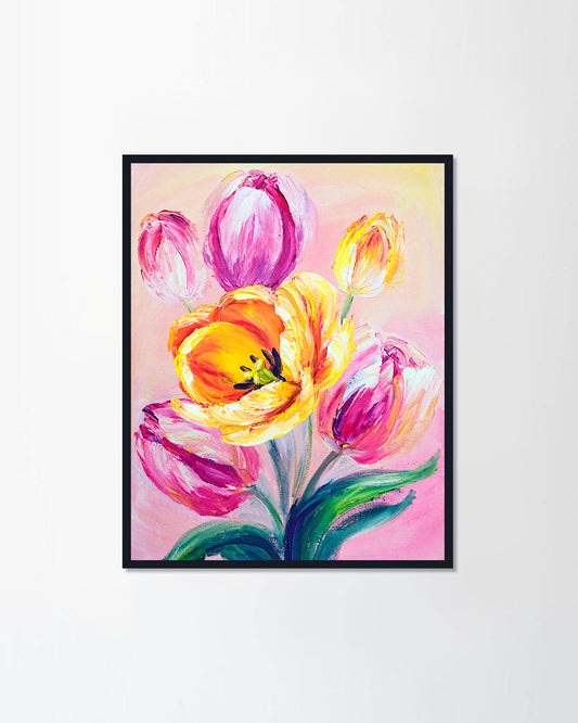 Pink tulips
