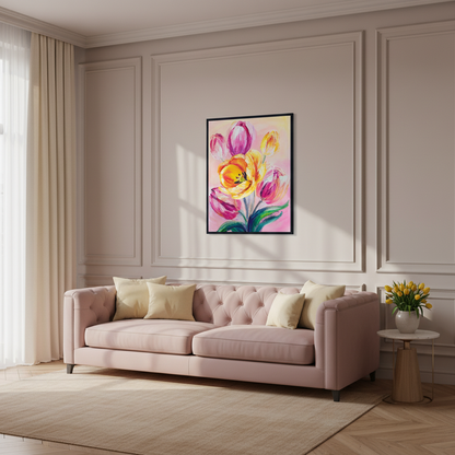 Pink tulips