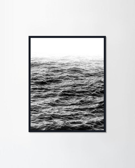 Foggy ocean