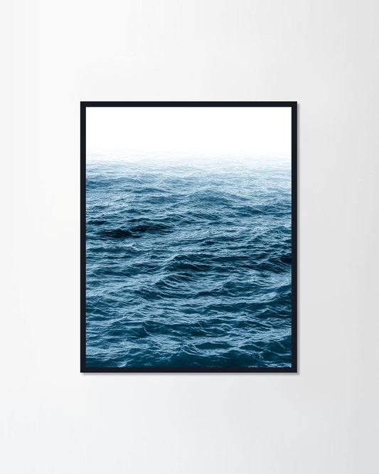 Blue atlantic ocean