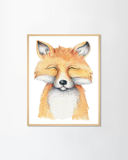 Cute baby fox