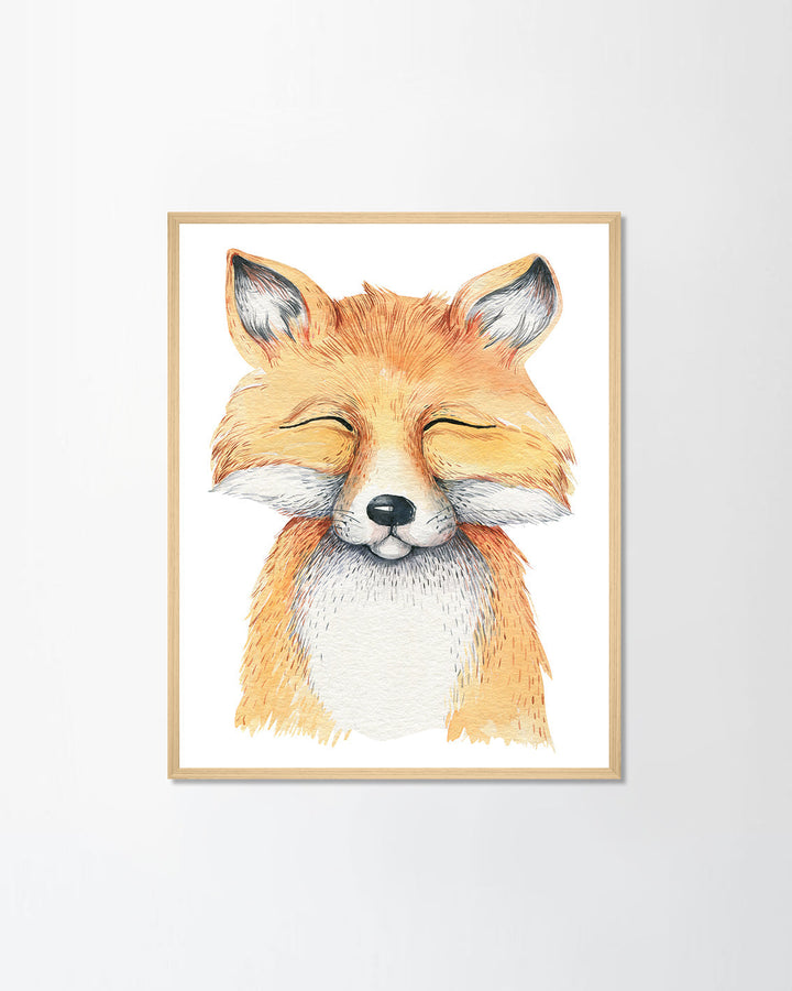 Cute baby fox