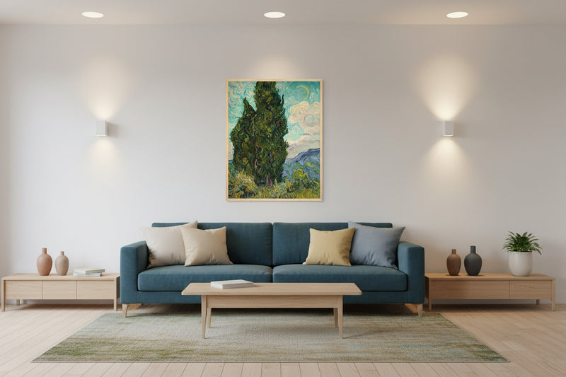Cypresses (Canvas)