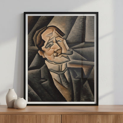 JUAN LEGUA, by Juan Gris, 1911 ภาพติดผังสไตล์นามธรรม สำหรับตกแต่งบ้านและคอนโด พร้อมกรอบคุณภาพ