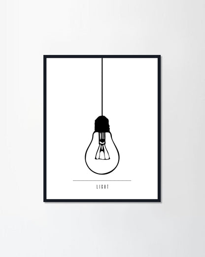 Lamp bubble outline
