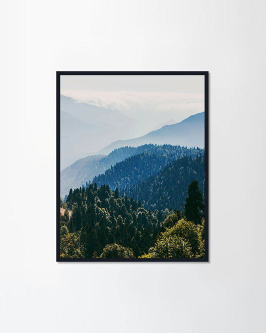 High mountains and beautiful clouds