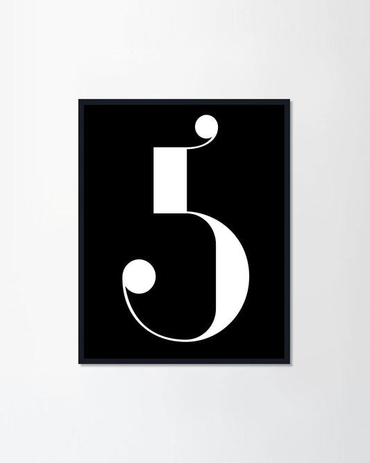 Number five 5