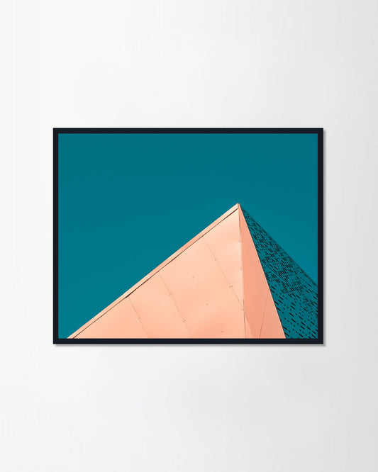 Facade detail against blue sky