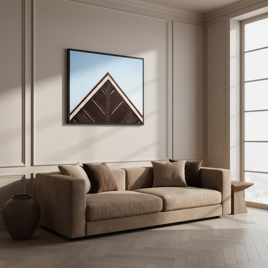 Triangle angled corner