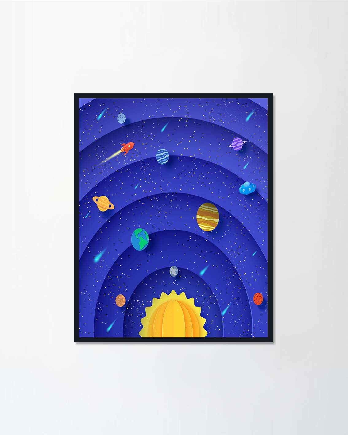 Round layers galaxy space