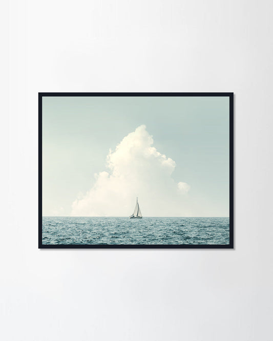 Boat sailing in the sea